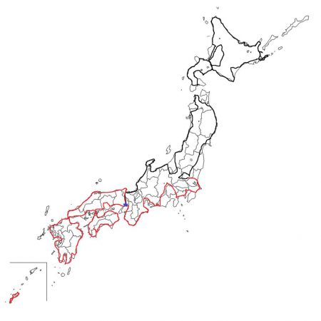 自転車日本一周地図